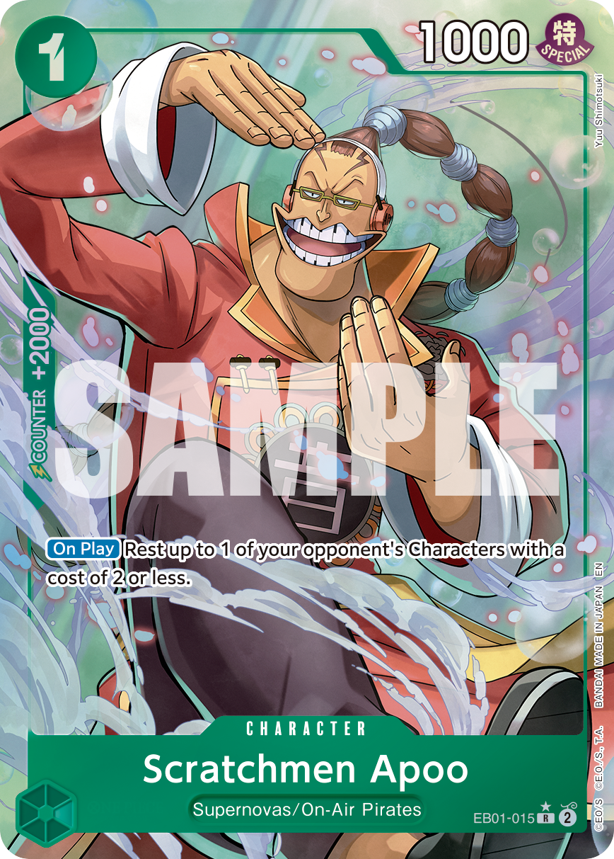 Scratchmen Apoo - EB01-015 (Alternate Art)