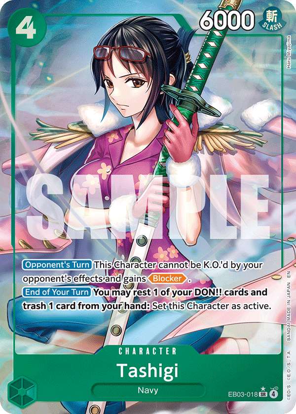 #0018 - Tashigi [Alternate Art] EB03 - Alternate Art