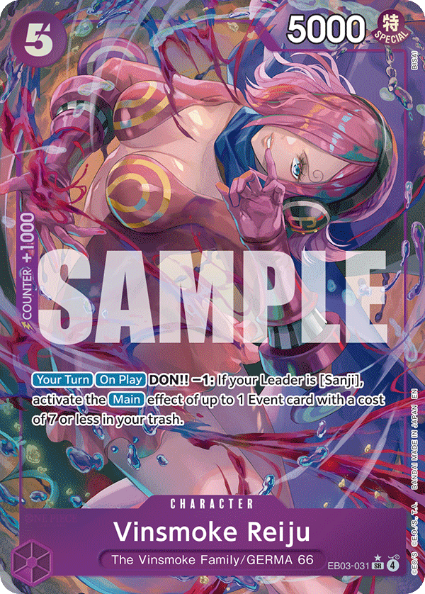 #0031 - Vinsmoke Reiju [Alternate Art] EB03 - Alternate Art