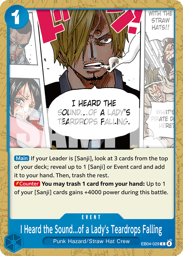 I Heard the Sound...of a Lady's Teardrops Falling (EB04)