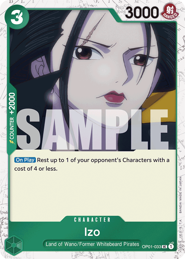 Izo (OP01-033) (Jolly Roger Foil)