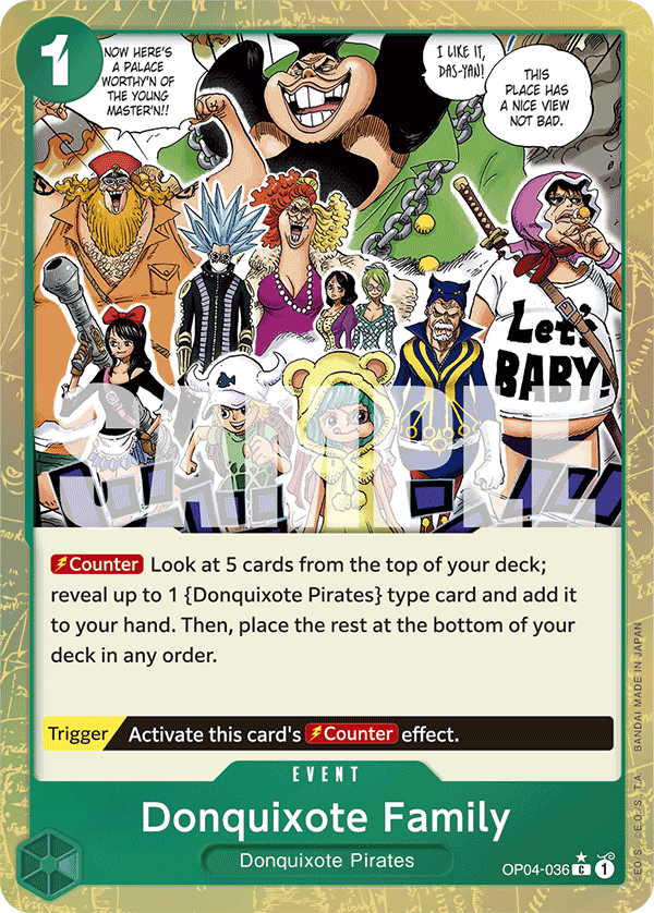 Donquixote Family (Textured Foil)