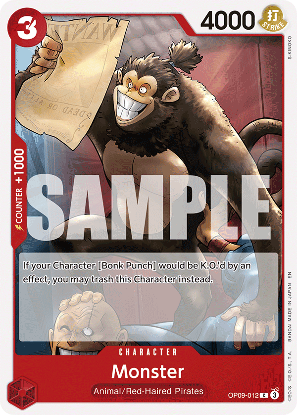 Sample card Image for Monster (Reprint)