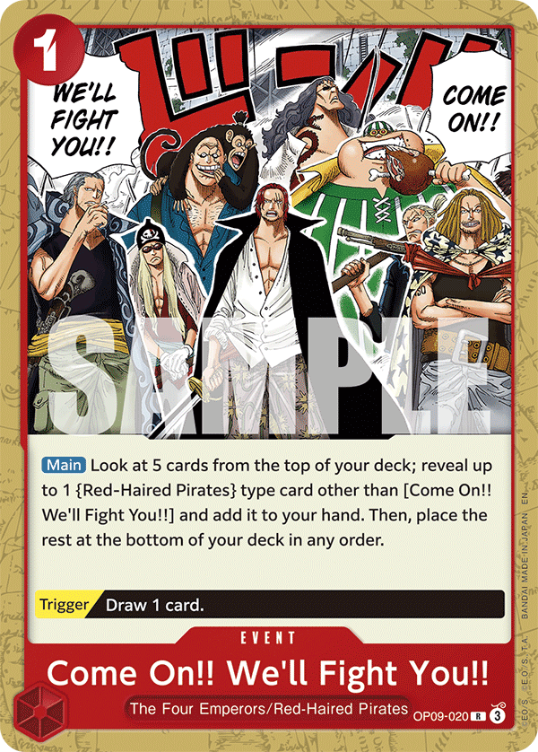 Sample card Image for Come On!! We'll Fight You!! (Reprint)