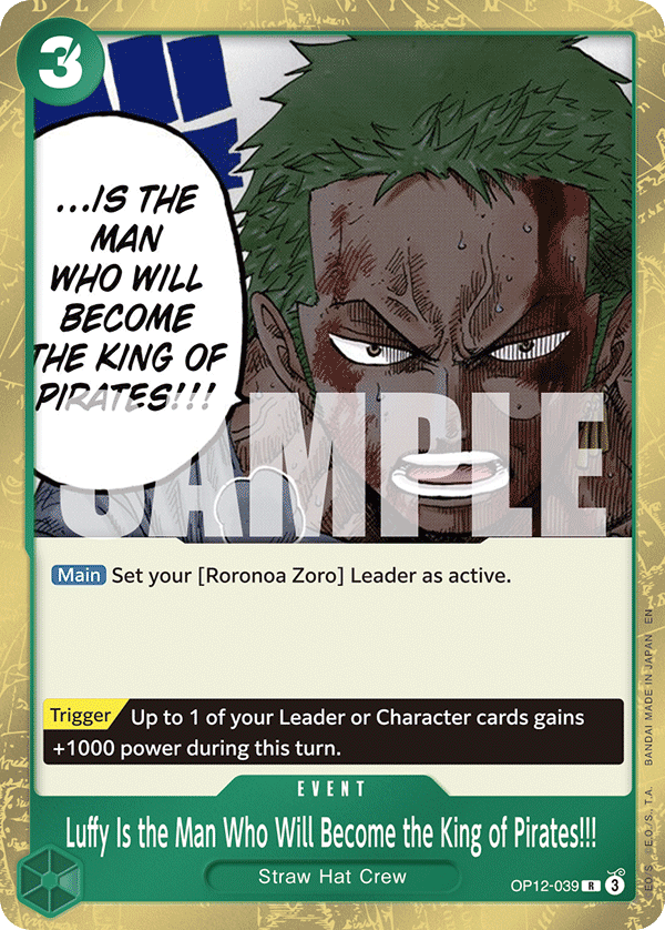 #0039 - Luffy Is the Man Who Will Become the King of Pirates!!! OP12