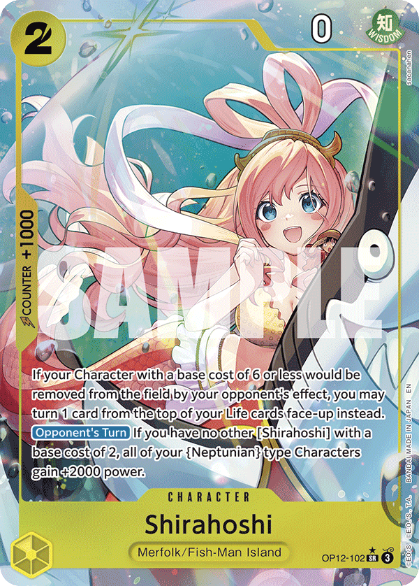 #0102 - Shirahoshi [Alternate Art] OP12 - Alternate Art