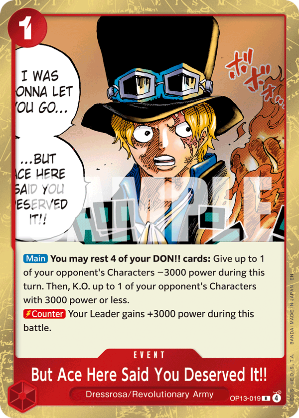 #0019 - But Ace Here Said You Deserved It!! OP13