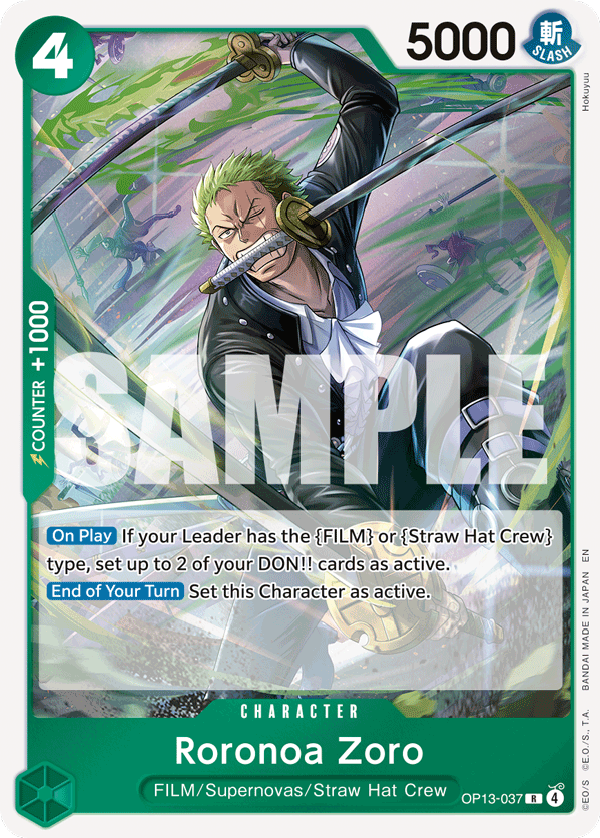 #0037 - Roronoa Zoro OP13