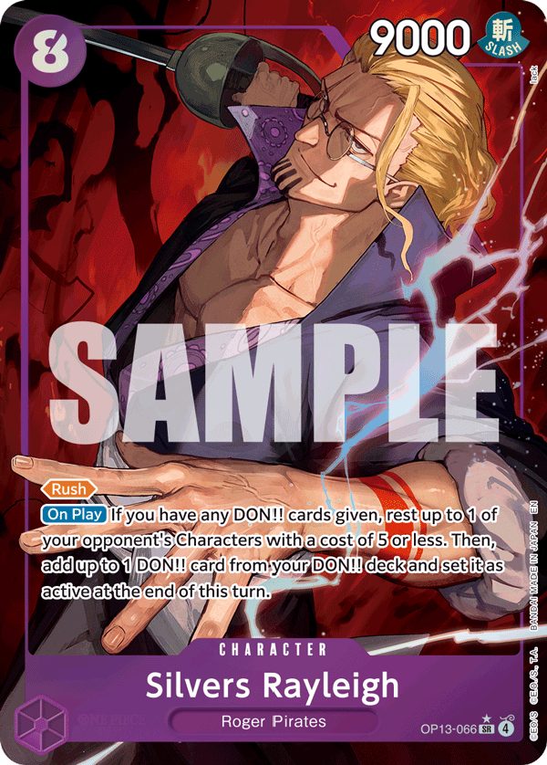 #0066 - Silvers Rayleigh [Alternate Art] OP13 - Alternate Art