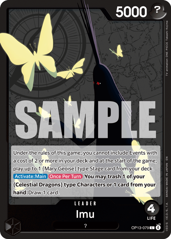 Imu — Leader Card, OP-13