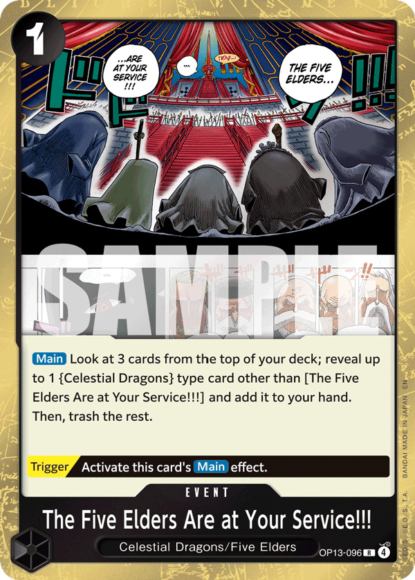 #0096 - The Five Elders Are at Your Service!!! OP13