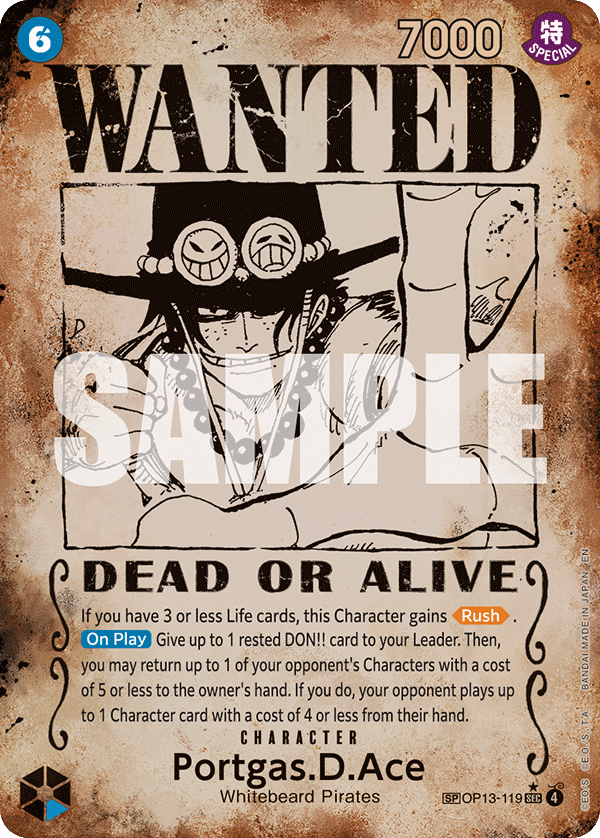 Portgas.D.Ace (119) (Wanted Poster)