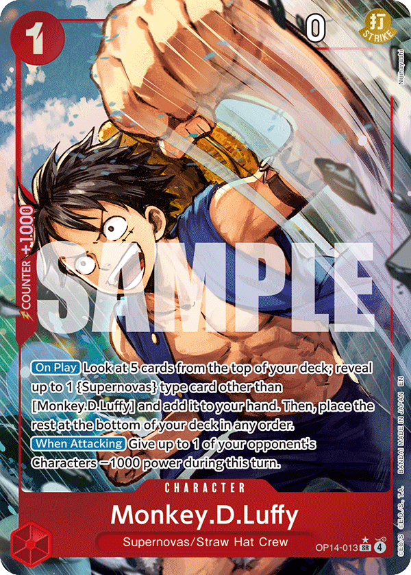 Monkey.D.Luffy - OP14-013 (Alternate Art)