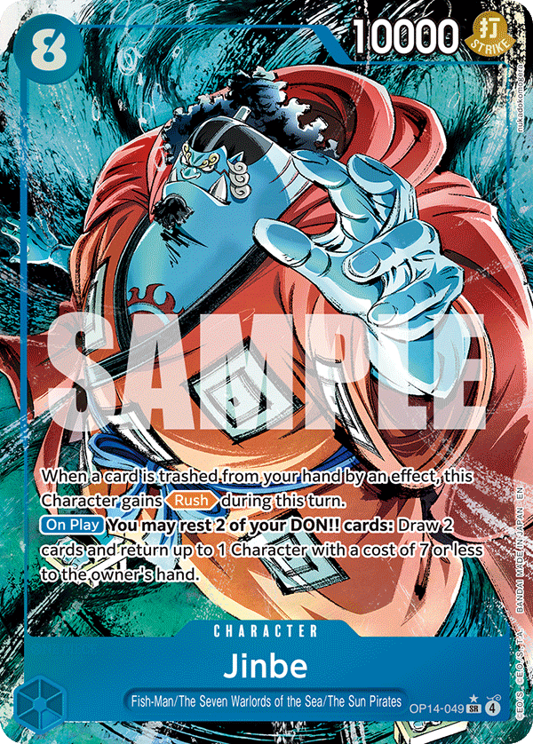 Jinbe - OP14-049 (Alternate Art)