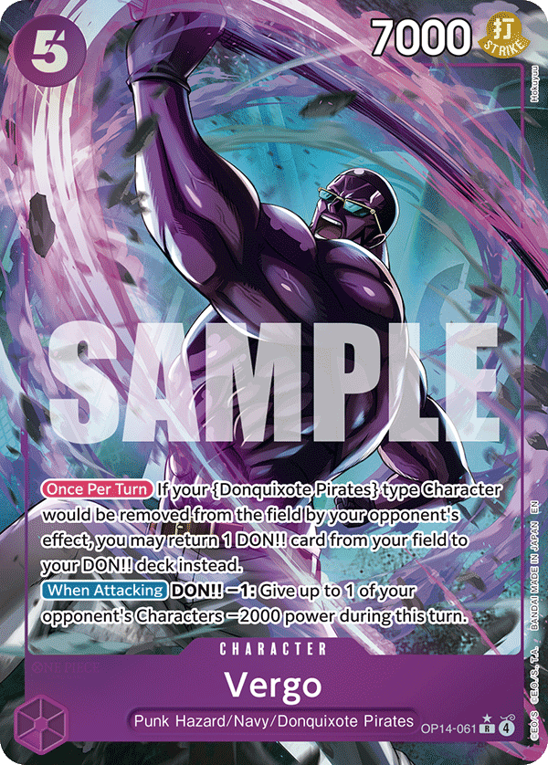 #0061 - Vergo [Alternate Art] OP14 - Alternate Art