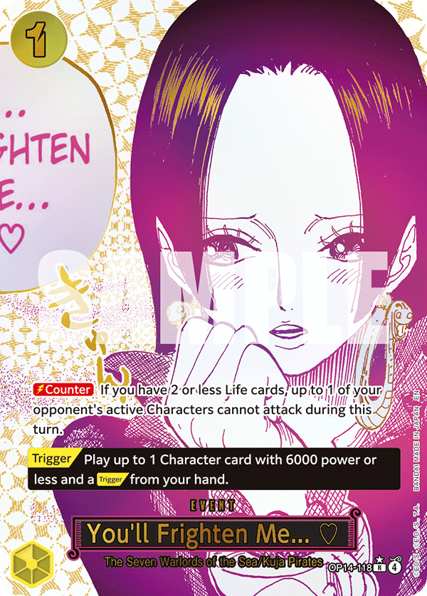 You'll Frighten Me... (Alternate Art)