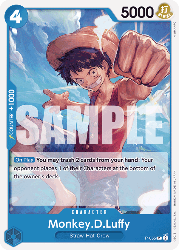 Monkey.D.Luffy (P-055) (Reprint)