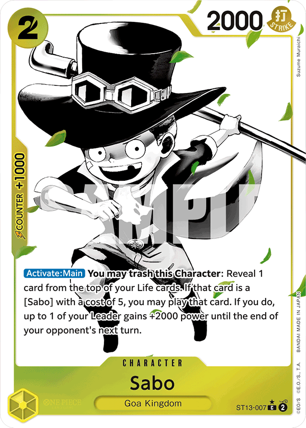 Sample card Image for Sabo (007) (Parallel)