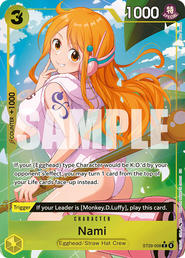 Sample card Image for Nami (Full Art)