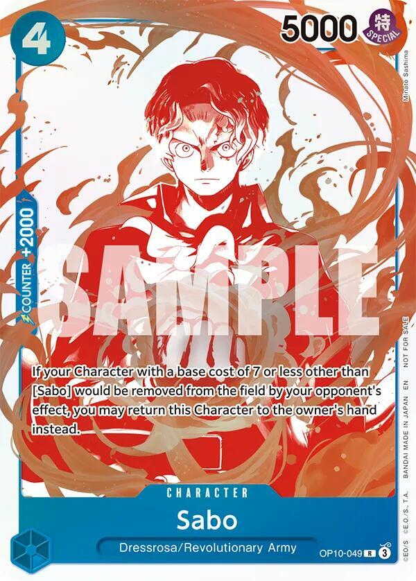 Sabo - OP10-049 (3rd Anniversary Treasure Campaign Pack)